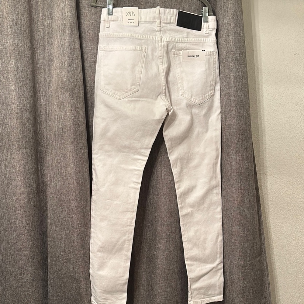 Zara Crisp White Denim Pants for men - Picture 5 of 6